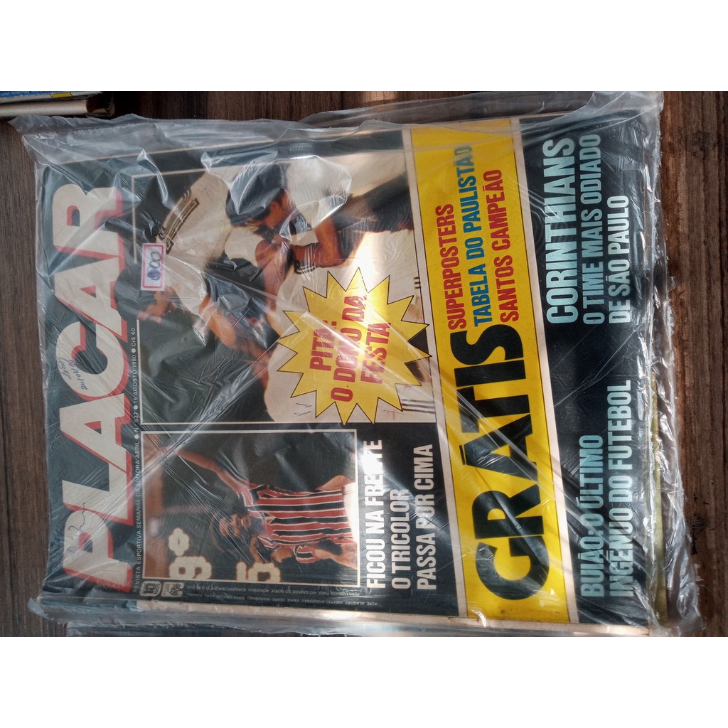 Revista Placar 537 Corinthians o Time mais Odiado de São Paulo com ...