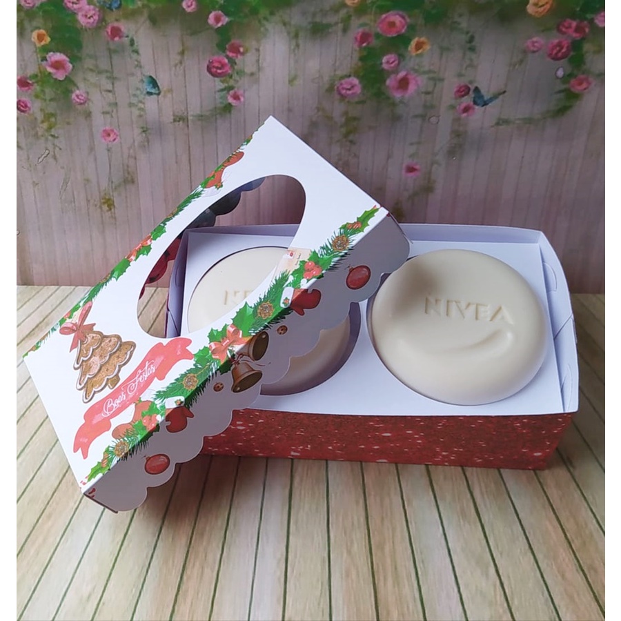 10 Caixa para 2 sabonetes Lembrança Feliz Natal | Shopee Brasil