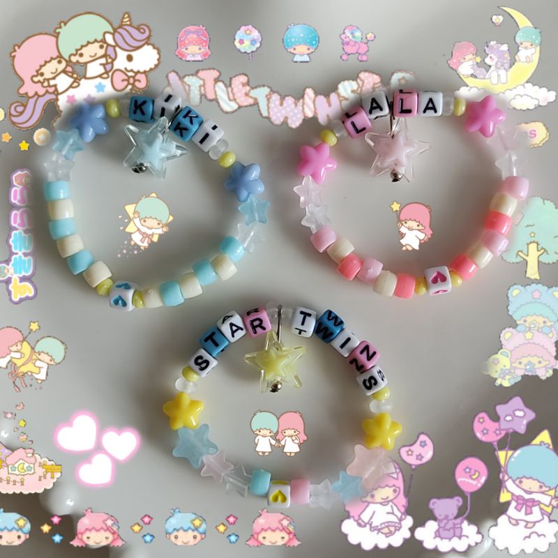 Pulseira Keroppi / Personagens Sanrio (Hello Kitty)