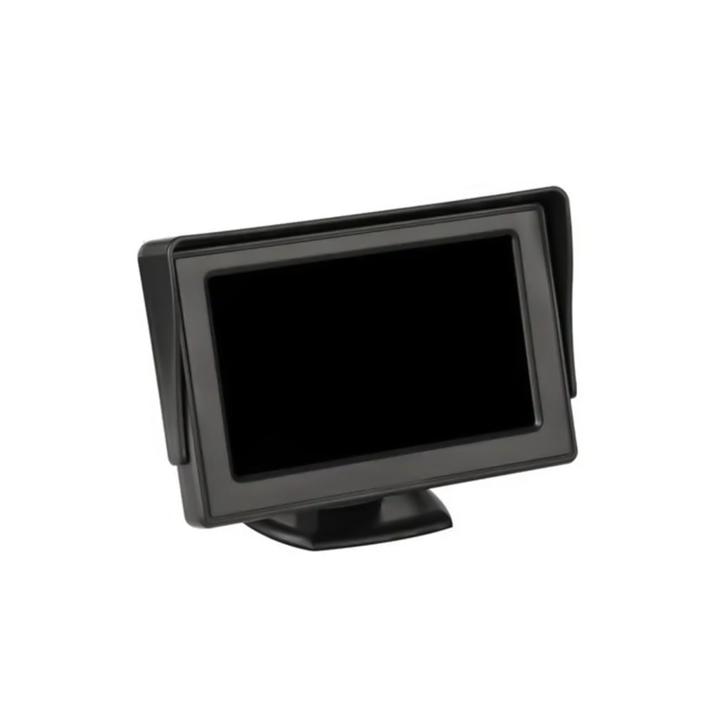 Tela Fixa Monitor Veicular 4.3 Vídeo Lcd Para Câmera Ré | Shopee Brasil