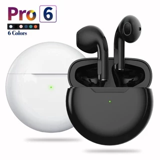 Pro6 TWS Fones De Ouvido Sem Fio Pro 6 Bluetooth Estéreo Esportivos À Prova D