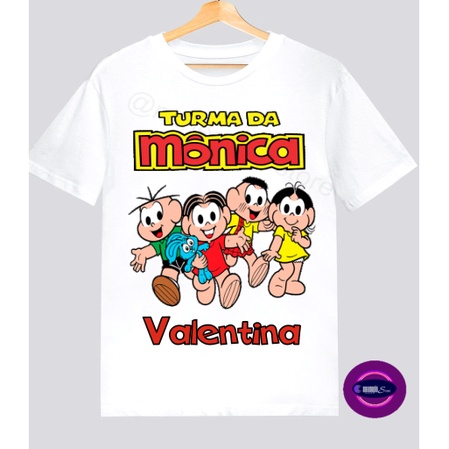 Camiseta Turma da Mônica Zé Vampir Personalizada com Nome