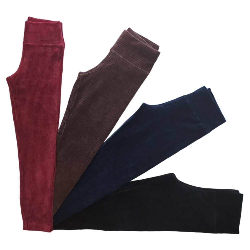 Kit 3 Calças Leggings Veludo Infantil Menina Volta às Aulas Promoção