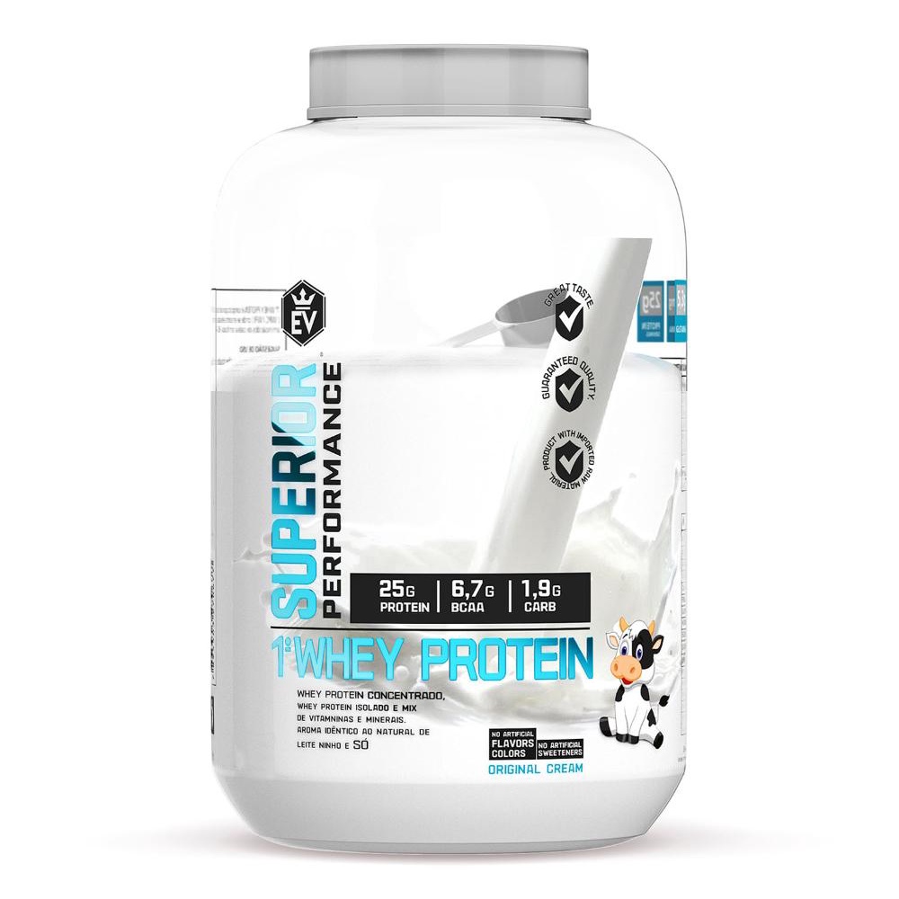 Whey Protein Concentrada e Isolada 900g EVO