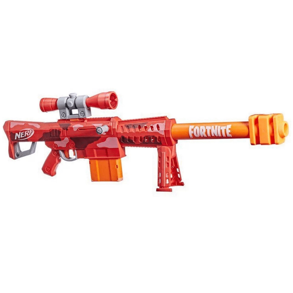 Brinquedo Lança Dardos Nerf Fortnite Reskin - Com 8 dardos Nerf Mega  Oficial - E7065 - Hasbro