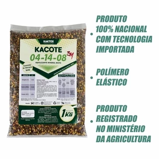 1kg Adubo Liberação Lenta 04-14-08 3m - TIPO OSMOCOTE