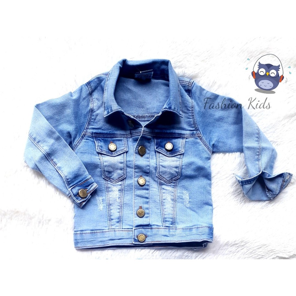 Jaqueta store jeans menino