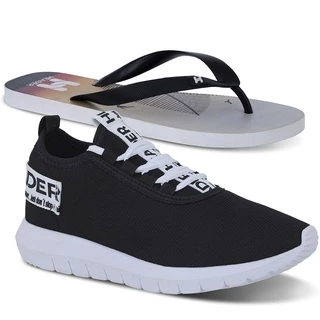 Kit Tênis Masculino Header Impulse Várias Cores Mais Vendido + Chinelo