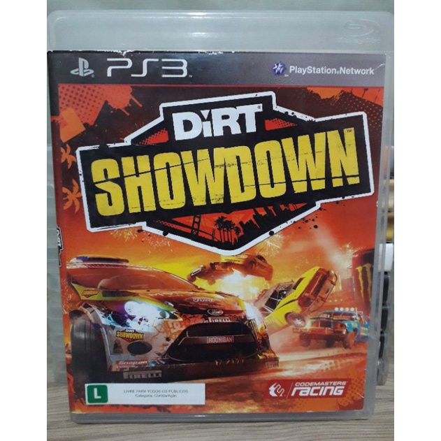 Dirt Showdown PS3 (Jogo Mídia Física) (Asiatico) (Seminovo