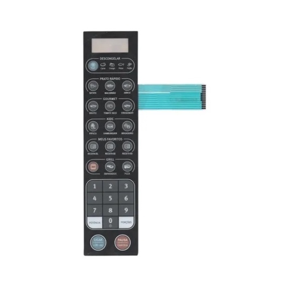 Painel Membrana Teclado Para Microondas Electrolux Eletrolux Mev Mev Similar Shopee Brasil