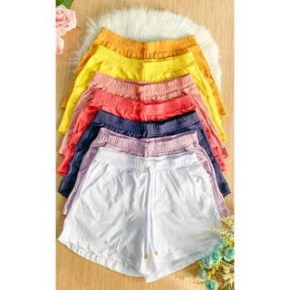 kit 3 unidades short feminino bermuda box cores variadas