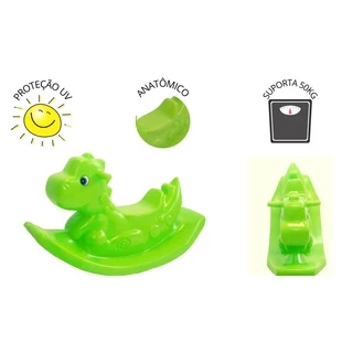 Gangorra Dino Rex Radical Para Bebês E Crianças-7 Cores Lindas-promoção