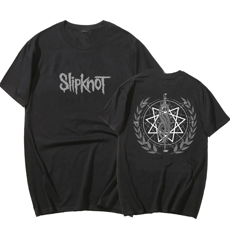 Camiseta T-shirt Algodão Unissex Banda Metal Slipknot Logo