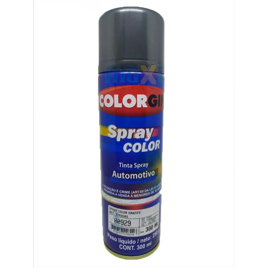 Spray Automotivo Grafite Metalico Para Rodas 300ml
