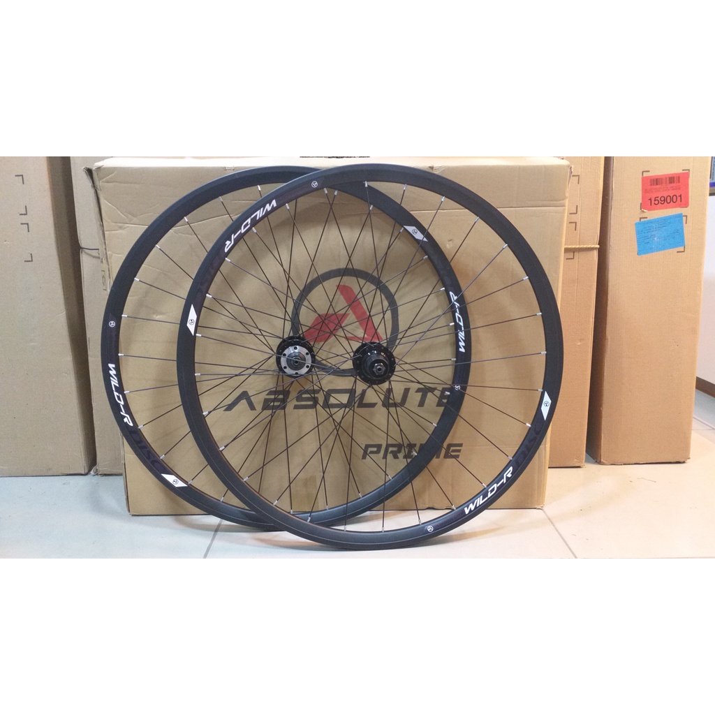 Rodas Bike Speed Aro 700 Freio A Disco Absolute Wild-R Road (serve para MTB 29") Roda