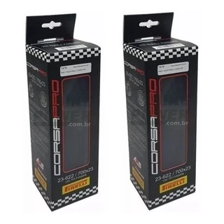 Par Pneu 700x23 Pirelli Corsa Pro Speed Kevlar Pro 120 Tpi