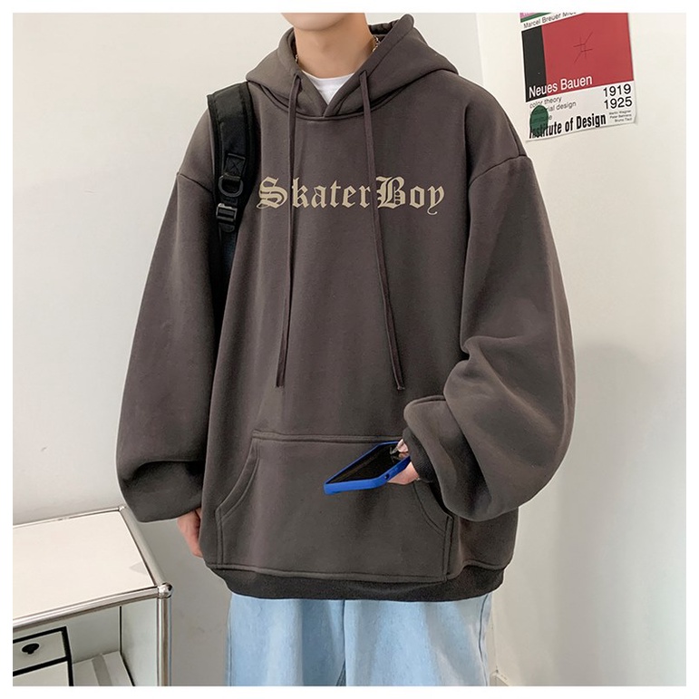 Moletom Com Capuz Longo Estilo Japonês Para Homem Gótico Estampa