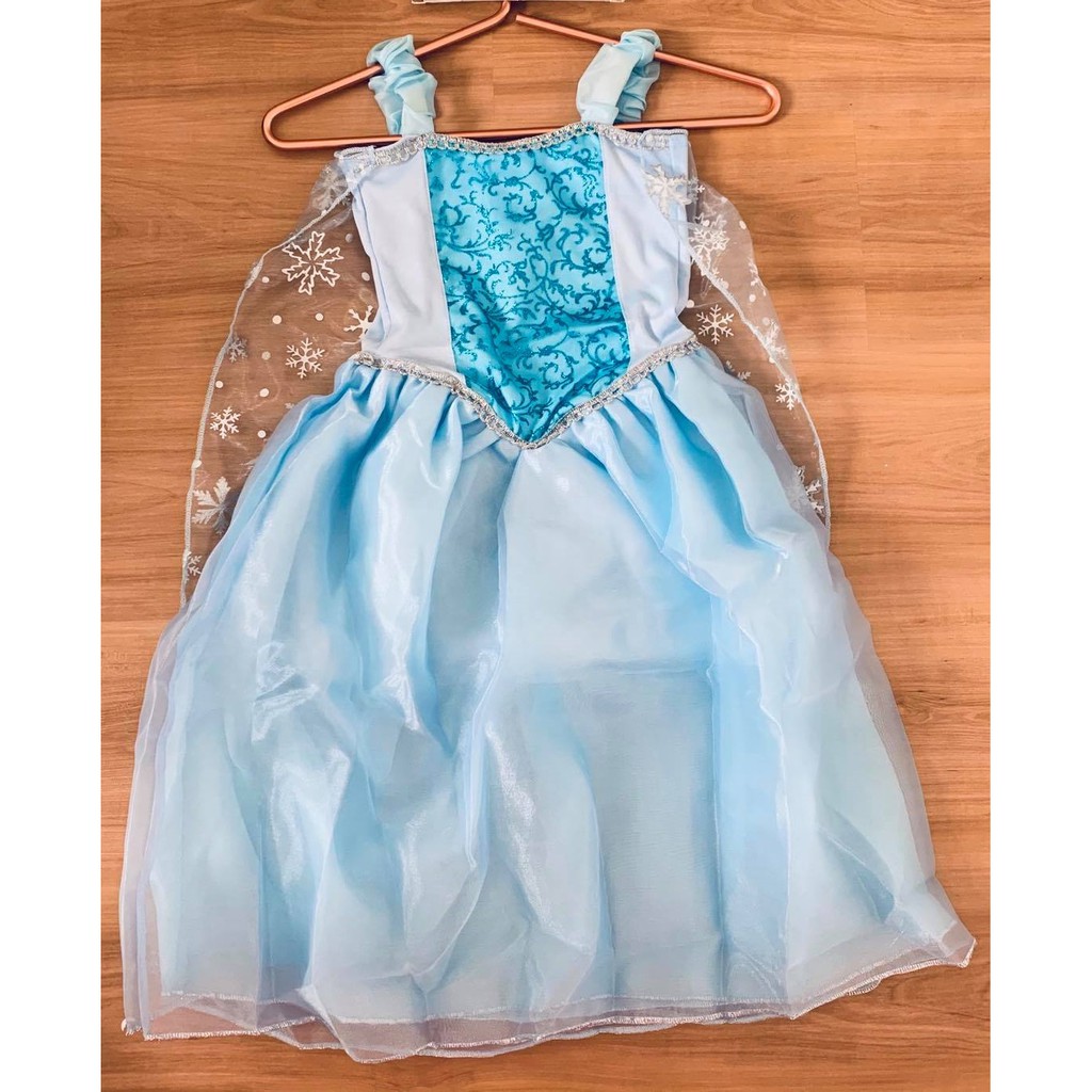 Vestido Fantasia Frozen Elsa Infantil Princesa Luxo 1 a 8 anos