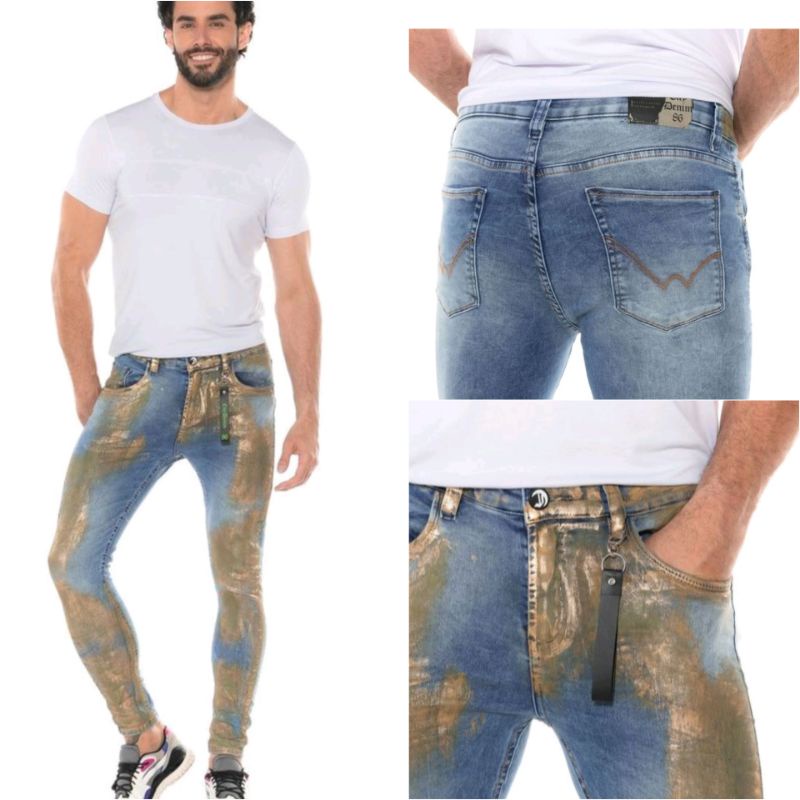 Personalizar calça hot sale jeans masculina