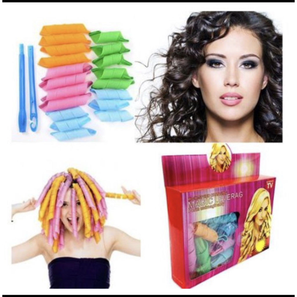 Formador De Cachos 16 rolinhos Magic Leverag Modelador | Shopee Brasil