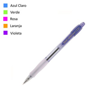 Caneta PILOT Super Grip Colors 1.0mm