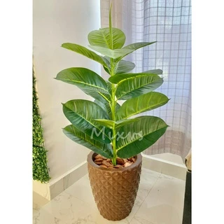 Planta Artificial Jiboia com Vaso Polietileno Completo Cores
