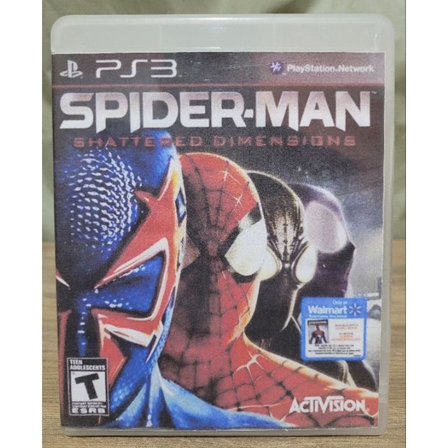 Spider-Man Shattered Dimensions, jogo original para ps3 mídia física