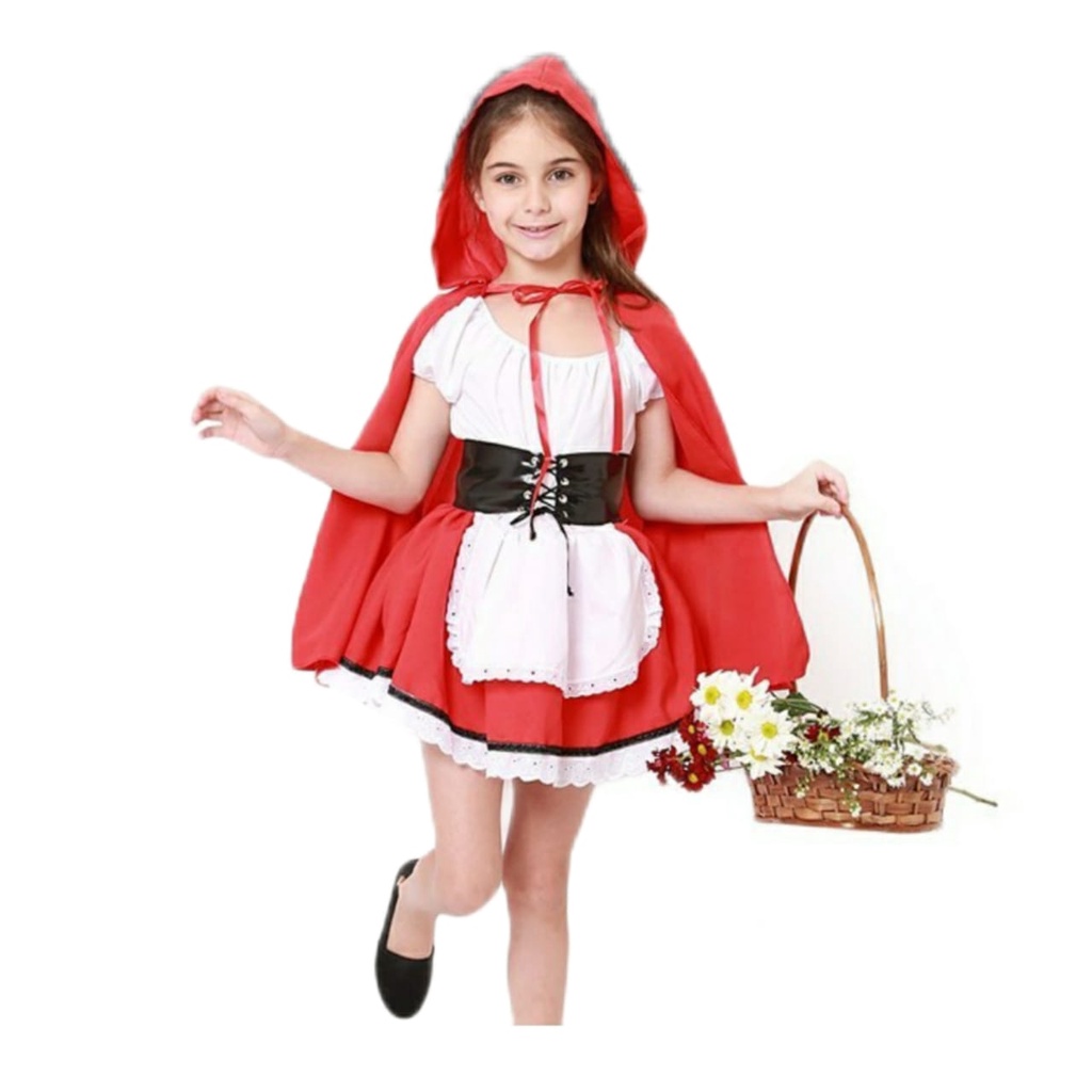 Fantasia Chapeuzinho Vermelho Com Capa | Shopee Brasil