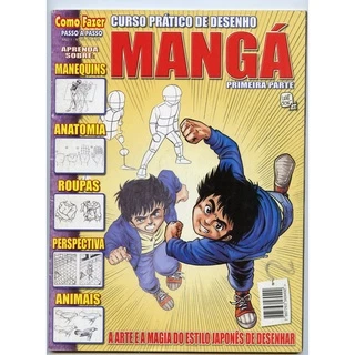 Revista Curso Prático De Desenho Mangá Primeira Parte