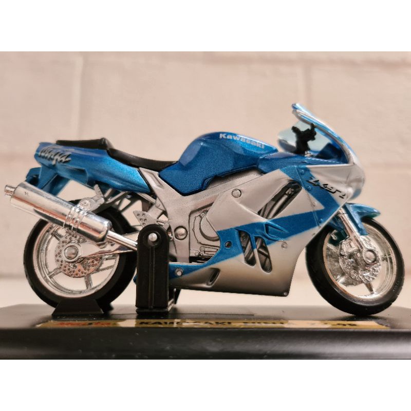 MINIATURA MOTO KAWASAKI NINJA ZX - 9R (MAISTO 1:18) RARIDADE
