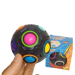 Fidget Toy Cubo Magico Brinquedo Antistress Cubo Bola Magica Pop Bolinha  Quebra-cabeça de Bola Rainbow Puzzle Ball Fidget Jogo de Habilidade Ball  Toy Teasers Jogos de Brinquedos