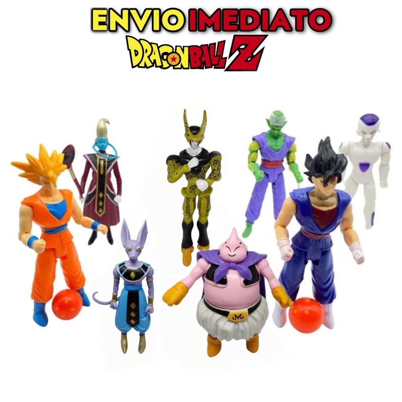 Kit Boneco Dragon Ball Z Action figure Goku, Cell, Goku Black, Vegeta,  Shenlong + Esferas do dragão em Promoção na Americanas