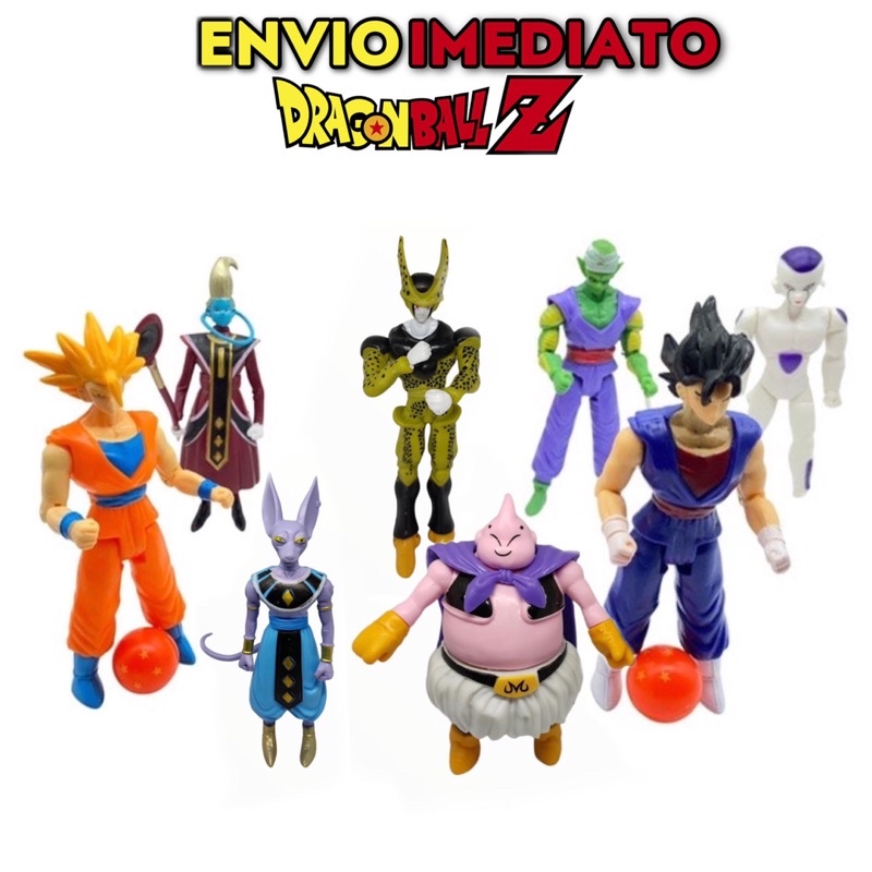 Kit 6 Bonecos Dragon Ball Z Articulado Goku Colecionavel | Shopee Brasil