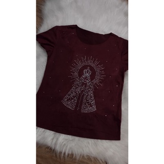 T-shirt Nossa Senhora com strass country