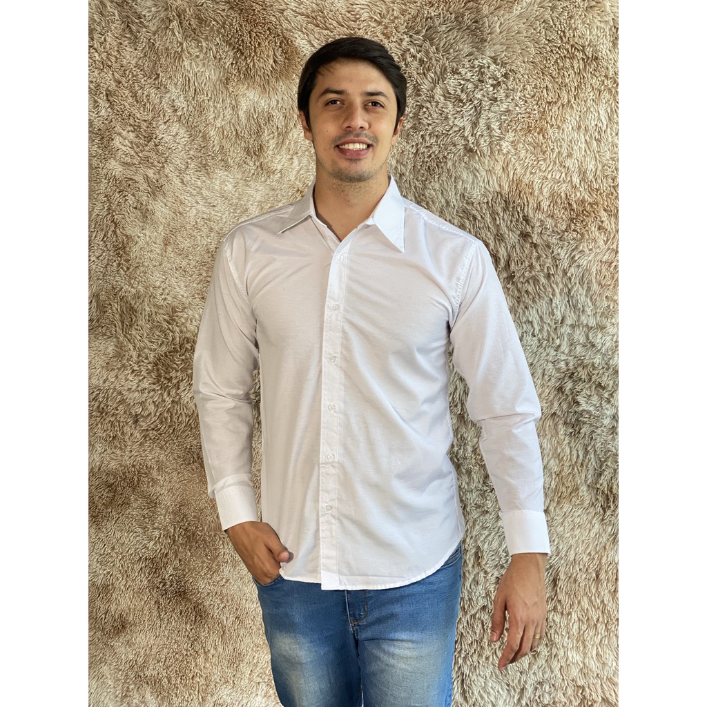 Camisa Social Masculina Moda Evangélica