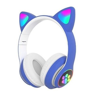 Fone Orelha de Gato Gatinho Cat 5.0 Bluetooth Ear Com Led Rgb Headphone  Original E11