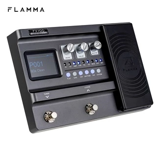 FLAMMA FX100 Pedal De Tom De Guitarra Processador 151 Efeitos 200 Presets 80s Looper 55 Amper Expressão Modelo
