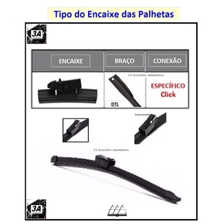 Palheta Parabrisa Chevrolet Agile 2011 a 2015 Silicone Par - 672208 -  Homologacao