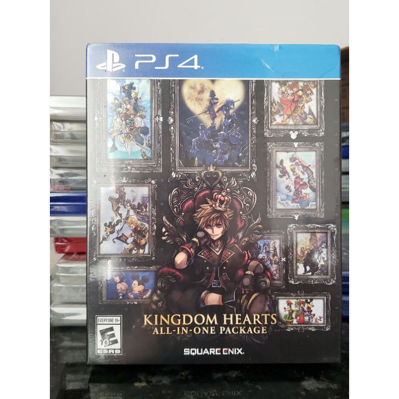 Kingdom Hearts All in One Package, NOVO, ps4, PlayStation 4, mídia