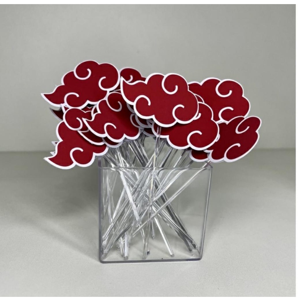 Akatsuki Toppers Tags Para docinhos | Shopee Brasil