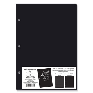 Refil Preto FINA IDEIA Caderno Argolado