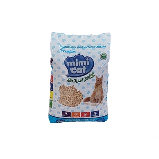Granulado Higiênico Madeira Aves Gatos Roedores Mimicat 4Kg