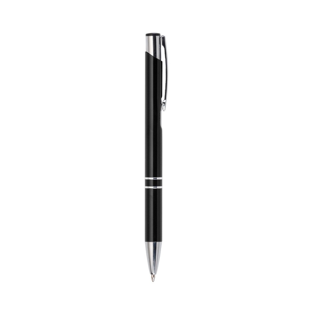 Caneta Metal Preto Personalizada Nome
