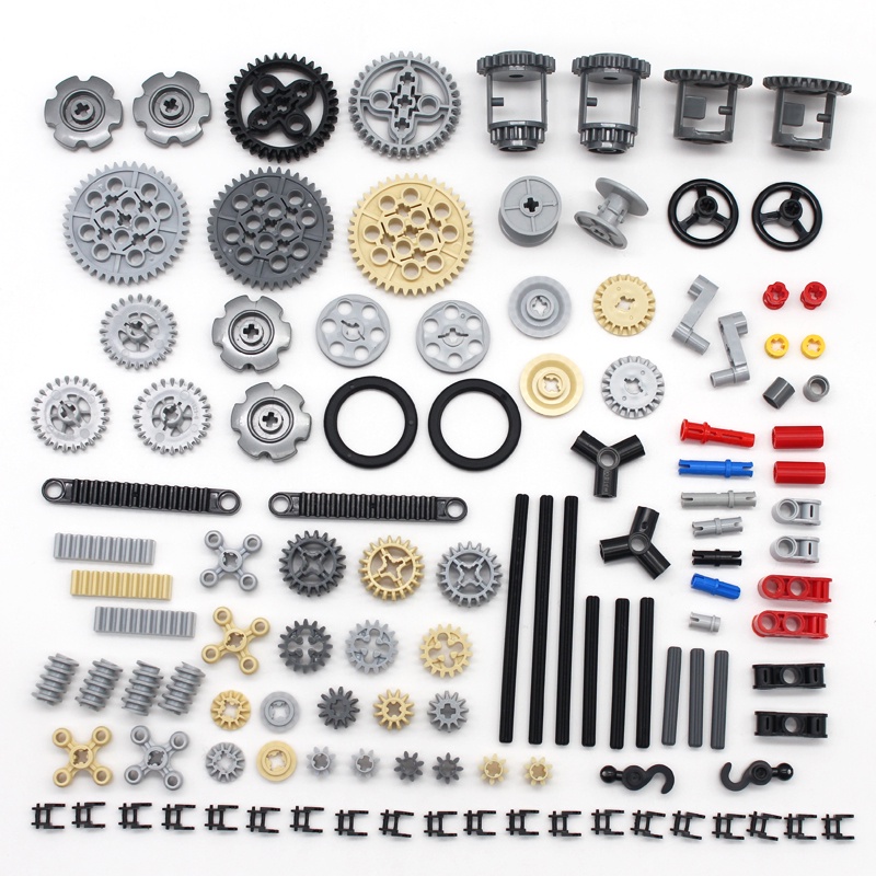 LEGO Technic Tech Accessories set 9686 Pino Do Eixo De Engrenagens Pequenas Peças Mistas De Pista Blocos De Tijolos Brinquedos Conjunto Compatível