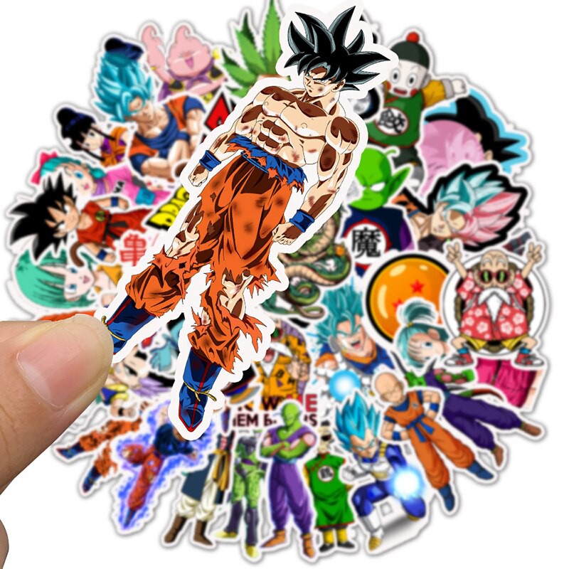 Pack 100un adesivos Dragon Ball - Gamer Otaku