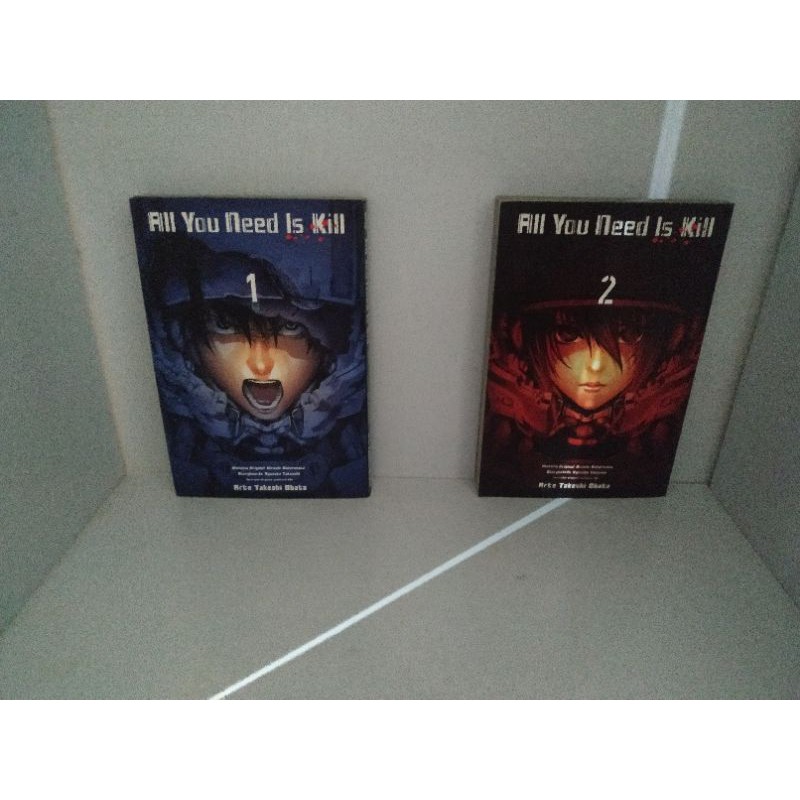 coleção de mangás all you need is kill 1 e 2