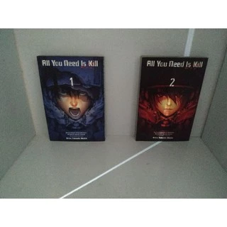 coleção de mangás all you need is kill 1 e 2