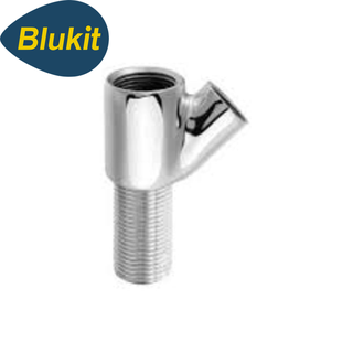 T- Latão Cromado Curto 45° (Tipo Y) Rosca MxF 1/2 Blukit