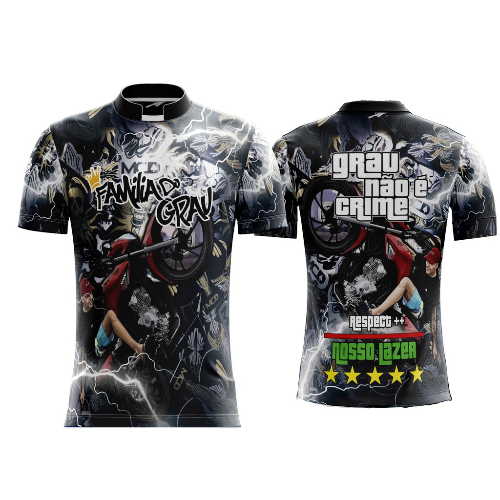 Camisa/camiseta Motos 244 Não É Crime - Grau