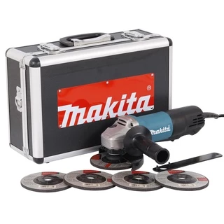 Esmerilhadeira Angular 115mm 720 Watts com Maleta + 5 Discos GA4534KX Makita